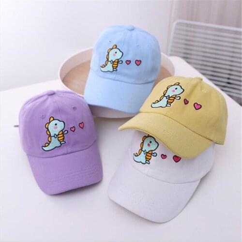 Spring Autumn Baby Baseball Cap Lovely Cartoon Boy Girl Adjustable Snapback Hip Hop Caps kids Cotton Sun Hat