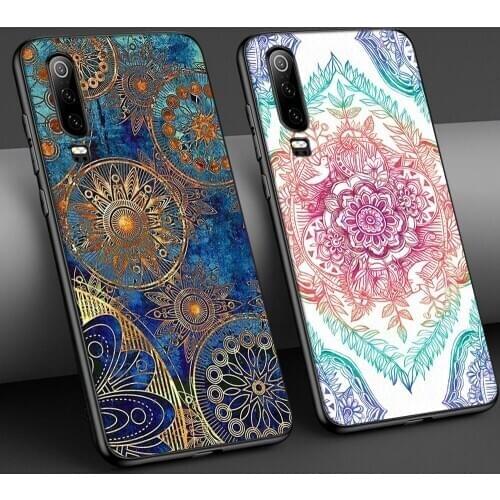 Mandala Case for Huawei P30 P40 P20 Lite Pro Mate 30 20 Lite Pro P Smart Plus 2019 Honor 20 9X Pro Lite Nova 6 Phone Cover Funda