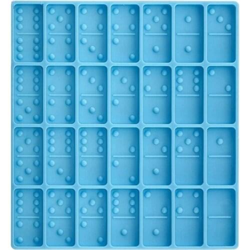 Domino Mold For Epoxy Domino Mold For Resin Clay Mold Dominoes Molds 28 Cavities Silicone Mold For Pendant Epoxy Molds