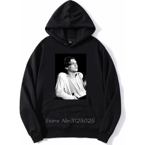 Leonardo Dicaprio Titanic Cotton Man Printed Hoodie Autumn Winter Men Fleece Sweatshirt Hoody Streetwear Funny Hoodies
