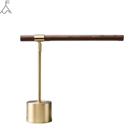 Italy Designer Table Lamp Modern Led Night Table Lamps for Living Room Bedroom Study Desk Decor Lights Home Wood Bedside Lamp