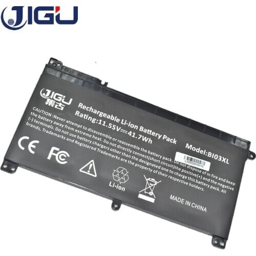 JIGU 4CELLS Laptop Battery BI03XL TPN-W118 ON03XL For HP ProBook X360 11 G2 EE x360 13-u000 X360 M3 X360 13-U002NI