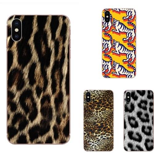 Fashion Tiger Leopard Print Panther Novelty Fundas For iPhone 11 Pro Max Plus Pro X XS Max XR 8 7 6S SE 4S 5 5C 5S SE 2020
