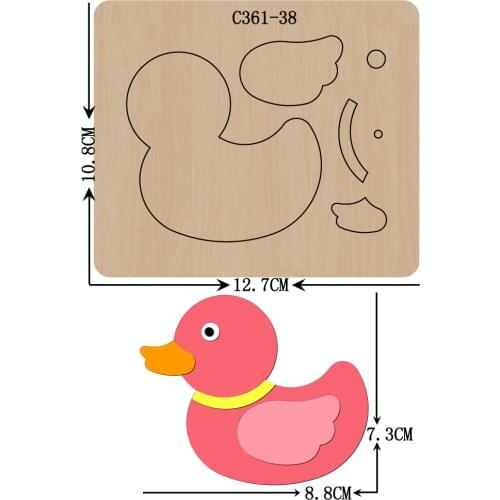 New Little duck Wooden die Scrapbooking C-361-38 Cutting Dies