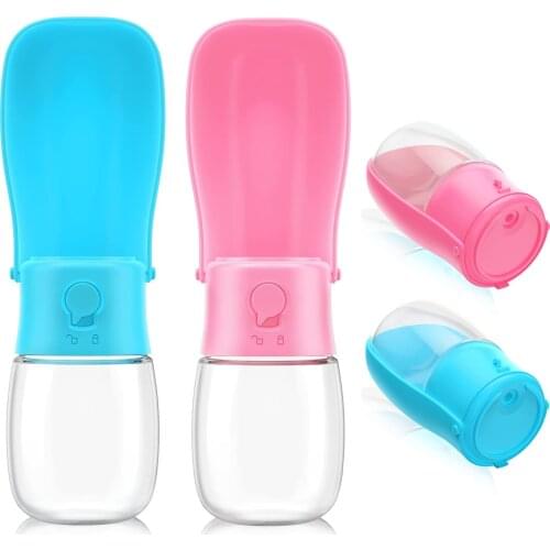 Portable Dog Water Bottle Gourd Foldable Water Dispenser Drinker Feeder Waterer for Pet Dogs Cats Animals Outdoor Walking Travel