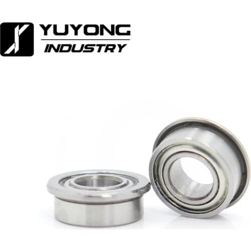 10PCS/lot Bearings MF105ZZ Miniature Flange Bearing F5x10x4mm for 3D Printer