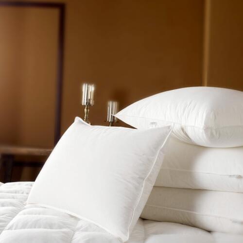 Bedding Neck Pillows 100% Cotton 30% White Goose Down 5 Stars Single 1 Piece Comfortable 5 Stars Hotel Pillow Home Textiles