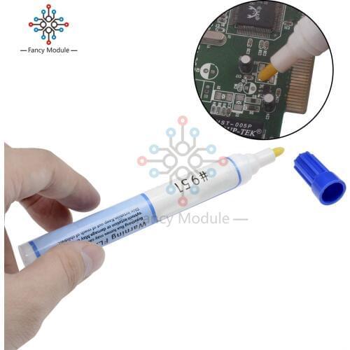 Diymore Soldering Pen 951 Low-Solids Non-clean Welding Rosin Flux Pen 10ml for DIY Solar Cell Solder FPC/PCB SMT SMD Rework