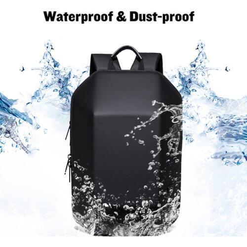 2019 New Men Motorcycle Backpack Hard Shell Backpack Waterproof Anti Theft Travel Bags Hard Shell Motorcycle Rider Backpack