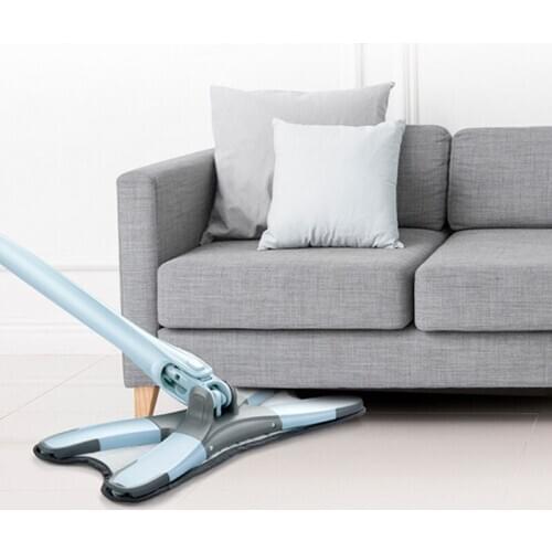X-type Microfiber Floor Mop Free Hand Washing Flat Mop Home Tile Wood Floor Dust Removal Cleaning Tool Rotating Mop for Office