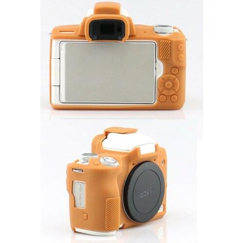 For Canon EOS M50 Digital Camera Skin Silicone Armor Case Body Cover Housing Protective Cover Protector Travel Bag