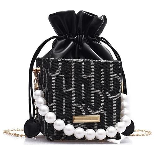 Crossbody Bag female for women 2020 mini purse channels handbags shoulder fake designer black ibiza style chain cute bucket bag