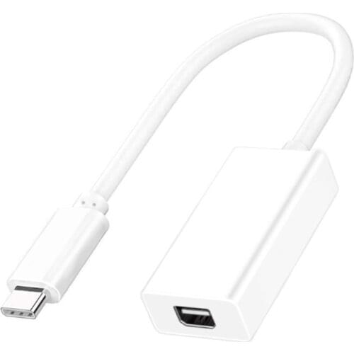 USB-C to Mini Display Port Adapter USB 3.1 Type C (Thunderbolt 3) to Thunderbolt 2 Adapter For MacBook Pro