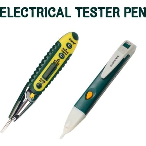 High precision electrical tester pen screwdriver 220V AC DC Outlet Circuit Voltage Detector Test Pen With Night Vision