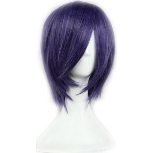 Tokyo Ghoul Touka Kirishima Cosplay Wig Kirishima Toka Women Short Synthetic Hair Halloween Party Costume Wigs + Wig Cap