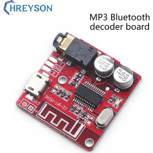 1Pcs DIY Audio Receiver Module MP3 Bluetooth Decoder Board Lossless Car Speaker Audio Amplifier Board Modification 4.1