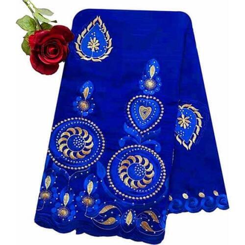100% Cotton Scarf African Women Special Muslim Women Embroidery Hijab Scarf Big Circle Design Headscarf EC122