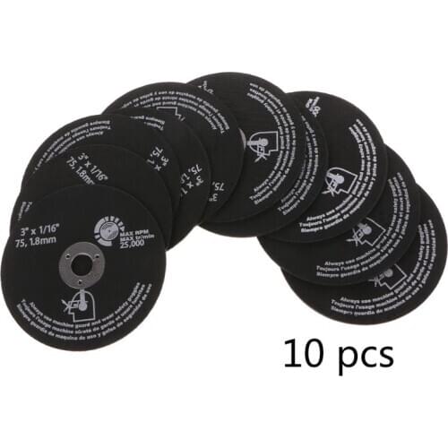 10pcs Circular Resin Grinding Wheel Saw Blades Cutting Wheel Disc For Metal Cutting High-Performance Sharp Low Dissipation