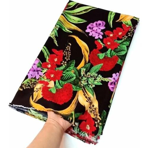 2021 Embroidery African Elastic Force Printing Cotton Lace Fabrics 5 Yards Lace Swiss Voile Lace In Switzerland For Sewing JHSPS