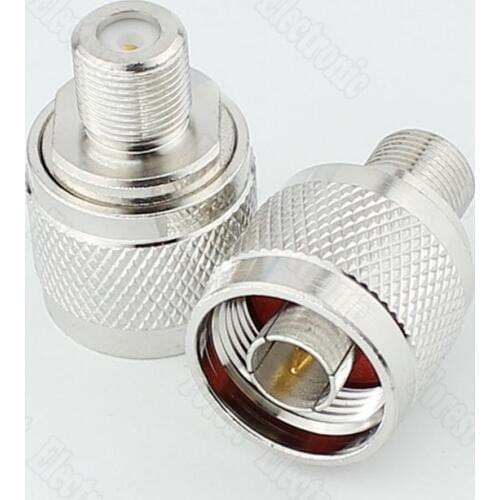 50pcs/lot N/F-JK N Male To F Female Connector RF Coaxial Connector Cell Phone Signal Amplifier Adapter