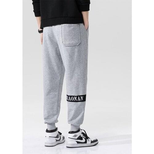 New MenS Spring And Autumn Korean Fashion Ins Sports Male Student Youth Guard Pants Fashion Handsome Casual Trousers Boy