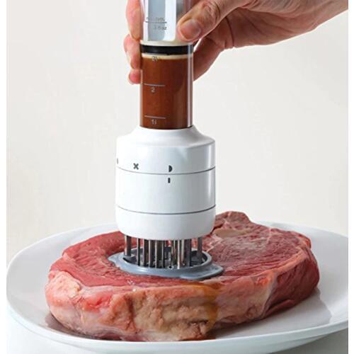 Quick Done Injection Type Needles Meat Tenderizer Professional Handmade Meat Injectors to inject fresh meat Kitchen tools