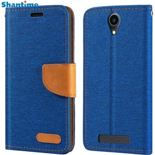 Oxford Leather Wallet Case For Philips S318 With Soft TPU Back Cover Magnet Flip Case For Philips S318