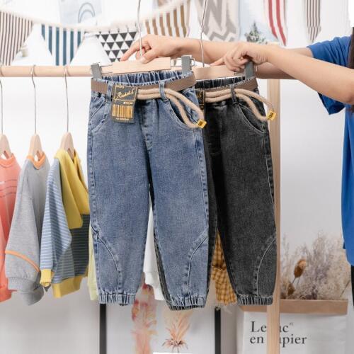 Childhood Lovely Pants With Elastic For Boys