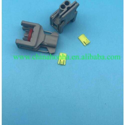 For Delphi 2Pin Auto fuel injector Waterproof connector spray nozzle/oil atomizer plug 240PC024S8014 car plug 2 pin connector