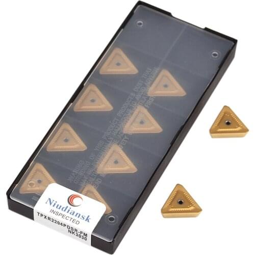 TPXR2204PDSR-FM NK3030 Carbide Inserts Turning Tool Milling Blades CNC Lathe Tools Milling Cutter, For Processing Steel TPXR2204