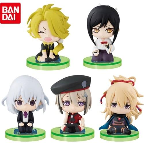 Bandai GashaponToys Touken Ranbu ONLINE Sitting Doll 07 Taroutachi HonebamiToushirou Hyuuga Masamune Shishiou Action Figure Toys