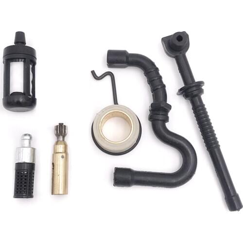 GTBL Oil Pump Worm Gear Fuel Oil Filter Line Hose Kit for Stihl MS 180 170 MS180 MS170 018 017 Chainsaw Parts 11236407102