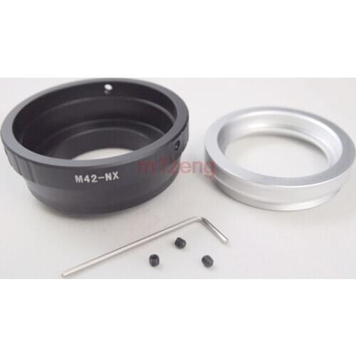 M42-nx 42mm M42 Screw lens to NX Mount Adapter Ring for samsung NX5 NX10 NX11 NX100 NX200 NX210 NX1000 Camera