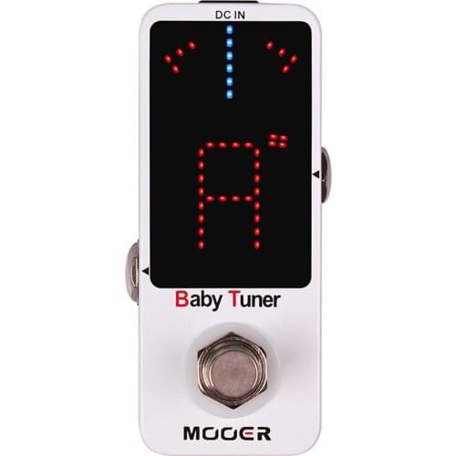Mooer Mtu1 Baby Guitar Tuner Pedal Musical Instruments Tuner Guitar Effects Pedal True Bypass High Precision Tuning Mtu1 Effect