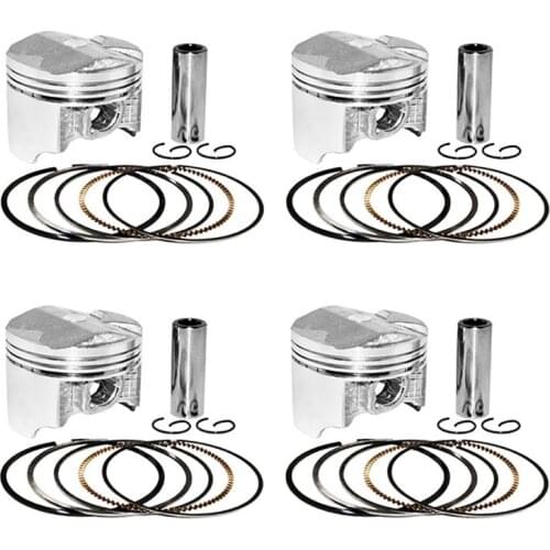 Motorcycle Cylinder Bore Size 55 55.25 55.5 55.75 56 56.5mm Pistons & Rings For Honda CBR29 NC29 VFR400 VFR 21 24 30 NC30 RVF35