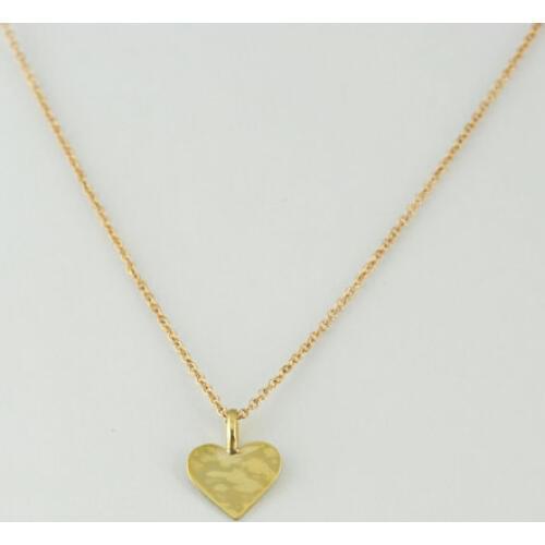 Newest Listing Jewelry Necklace Gold Love Heart Pendant for Lovers Gift