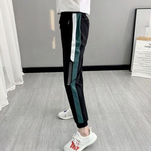 Spring and summer new products quick-drying pants womens closing mountaineering thin trousers running stretch ice silk pants
