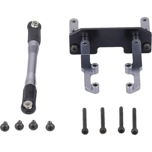 Metal Axle Servo Base Stand With Steering Link Rod For 1/10 RC Crawler Axial SCX10 Fine Workmanship