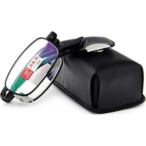 Folding presbyopic glasses reading glasses High quality ultra light with BELT Portable case +1.0 +1.5 +2.0 +2.5 +3.0 +3.5 +4.0