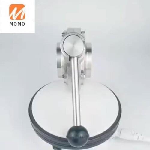 High Quality Stainless Steel 304 316L sanitary Manual butterfly valve