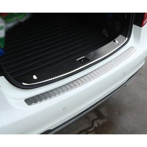 For Mercedes Benz W212 E180L E200L E260L E300L 2010-2015 Stainless Steel Rear Bumper Trunk Inner/outside Sill Plate Cover Trim