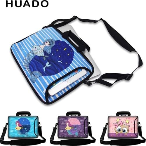 Computer bag with shoulder strap laptop bag for girls women 17"15" 13"14" 10inch tablet bags cover for xiaomi pro/hp/lenovo/asus