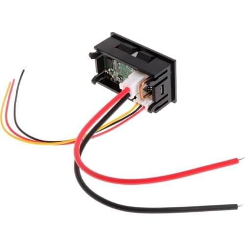 0.28\" Digital DC 200V 10A Voltmeter Ammeter 4 Digit 5 Wire Voltage Current Meter 62KC