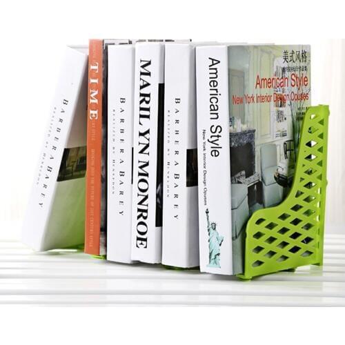 3 Layers Hollow Retractable Folding Storage Box File Magazine Racks Tray Book Stand Desk Organizer Office Stationery Bookends