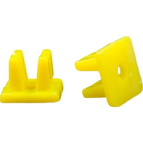 500x Yellow Auto Square head fast wire Retainer fastener clips Car Accessories