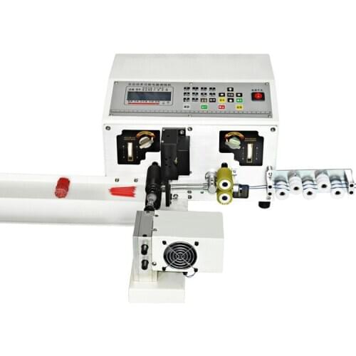 1PC Automatic Stripping Machine Computer Cut Line Universal Stripping Plus Twisting Machine Double Line Twisting Machine 220V