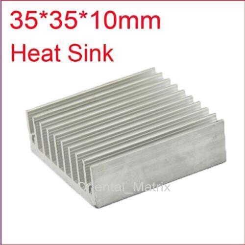 Free Shipping 5pcs 35*35*10mm HeatSink Heat Sink Radiator Small Radiator Lotus radiator - Silver