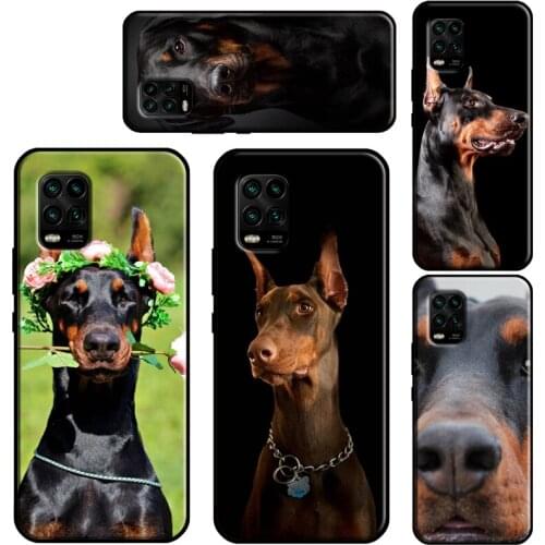 Doberman Pinscher Dog Phone Case For Xiaomi Mi 10T Pro 9 10 11 Lite Ultra A3 POCO F3 F1 F2 M3 Pro X3 Soft Cover