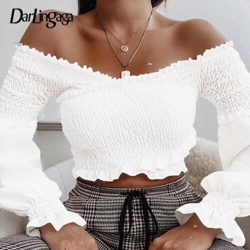 Darlingaga Short Sleeve Blouses