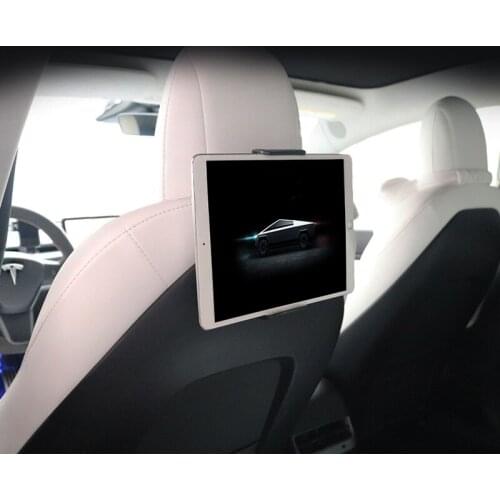 Tparts | for Voor Tesla Model 3/Y Car Back Seat Ipad Mobile Phone Holder Auto Achterbank Telefoon Houder Accessoires Onderdelen